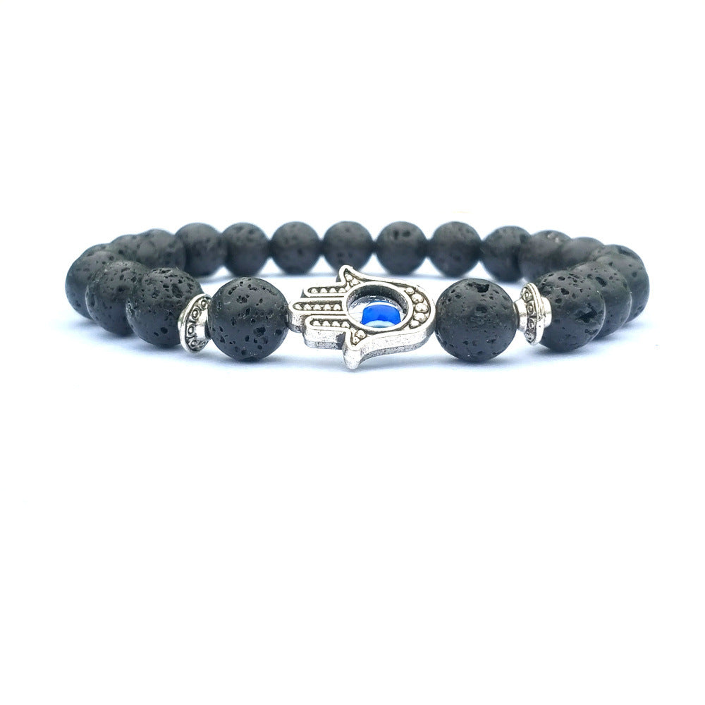 Bergamot evil eye stone bracelet - TrendsfashionIN