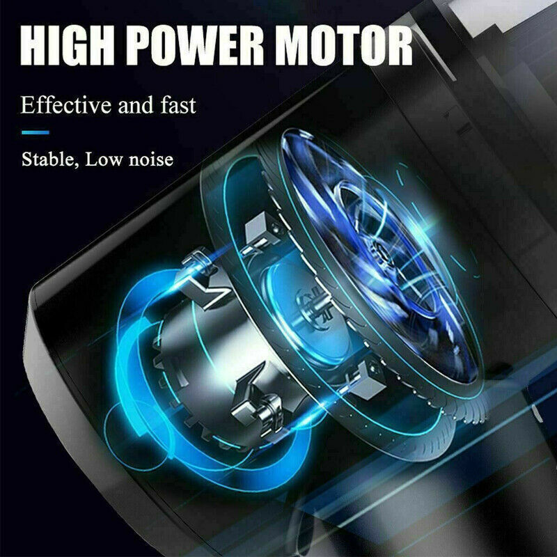 Portable Vacuum High Power Cordless, Hand Vacuum Rechargeable.