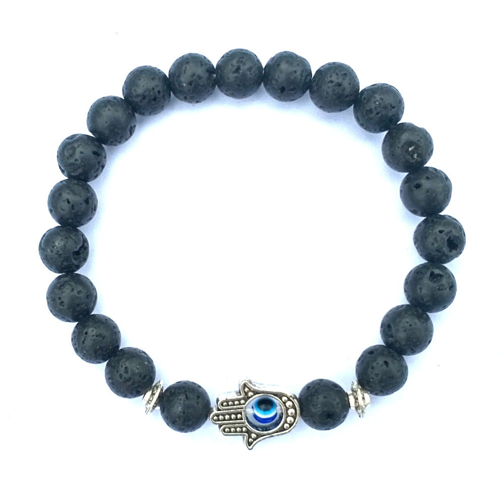 Bergamot evil eye stone bracelet - TrendsfashionIN