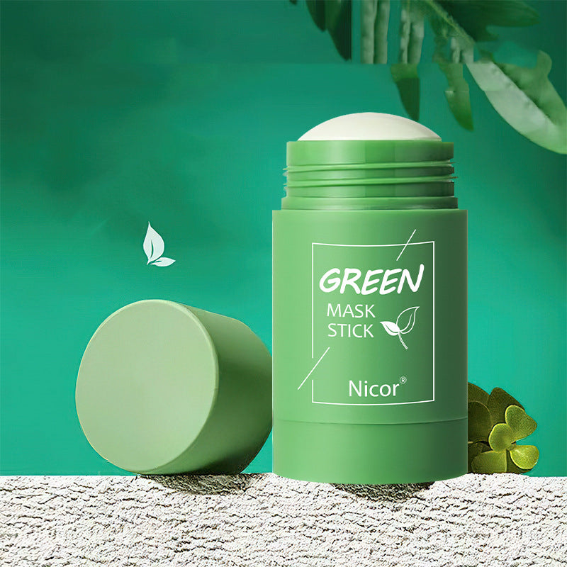 Cleansing Green Tea Mask Oil Control Anti-Acne Whitening Seaweed Mask Skin Care - TrendsfashionIN