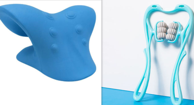 Multifunctional Manual Six-wheel Neck Massager Relieve Roller Massage Tool - TrendsfashionIN