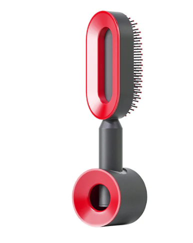 Self Cleaning Hair Brush For Women Comb Anti-Static Hairbrush - TrendsfashionIN