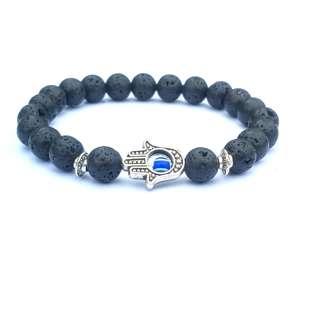 Bergamot evil eye stone bracelet - TrendsfashionIN
