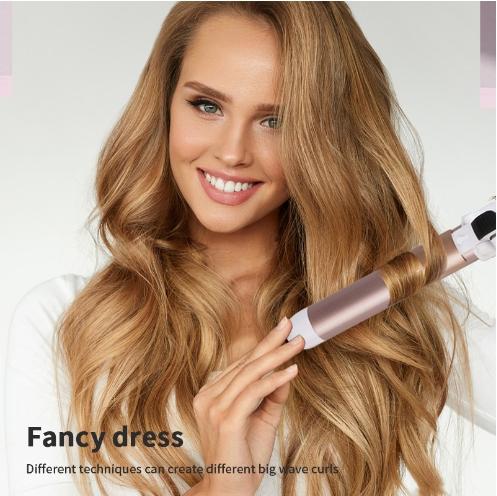 LCD Temperature Controlled Automatic Hair Curler - TrendsfashionIN