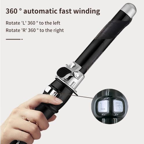 LCD Temperature Controlled Automatic Hair Curler - TrendsfashionIN