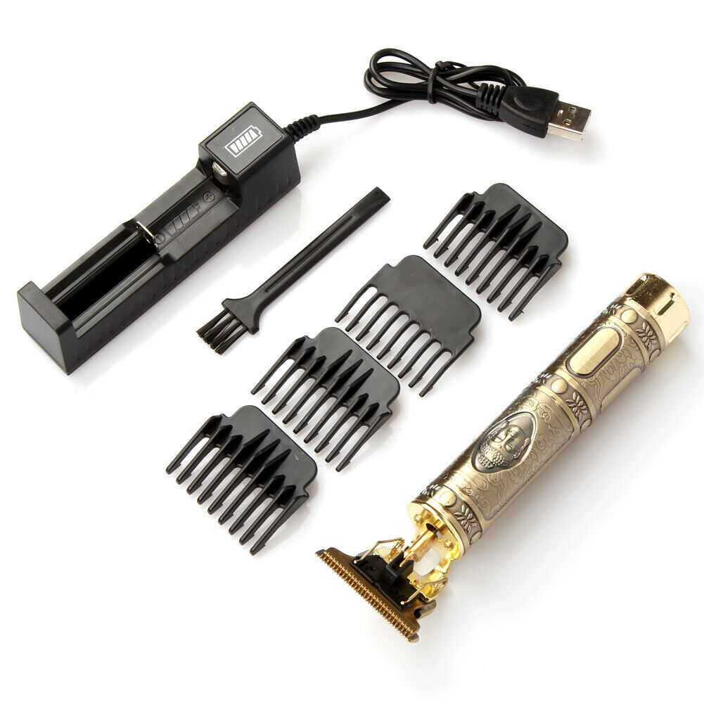 USB Electric Hair Clippers Rechargeable Shaver Beard Trimmer Professional - TrendsfashionIN
