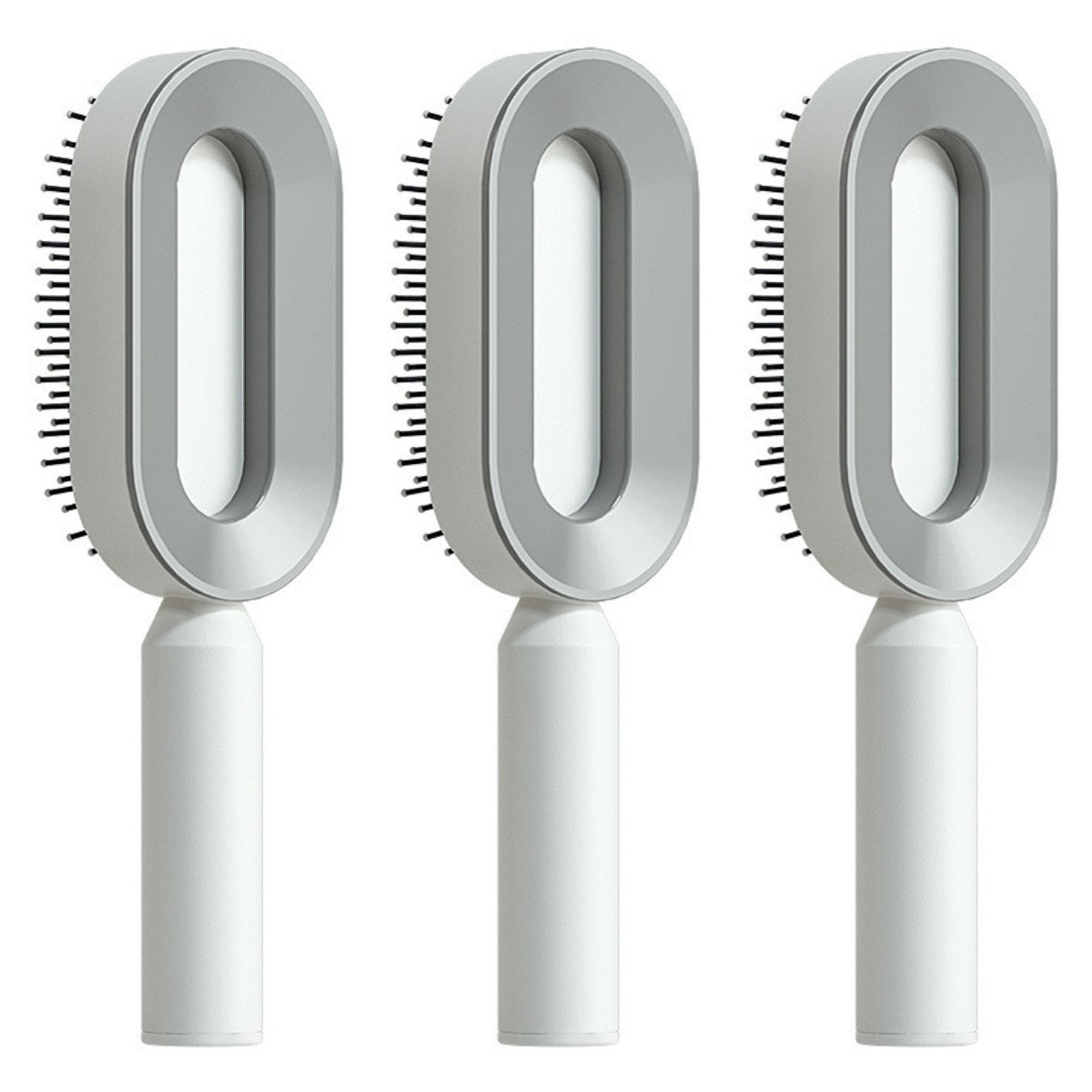 Self Cleaning Hair Brush For Women Comb Anti-Static Hairbrush - TrendsfashionIN