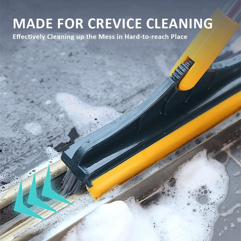 Bathroom Long Handle Tile Brush Floor Gap Wiper No Dead Corner Hard Bristle