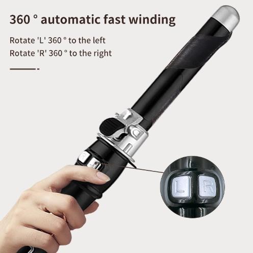 LCD Temperature Controlled Automatic Hair Curler - TrendsfashionIN