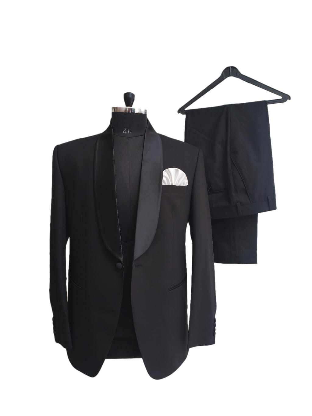 Men Black 3 Piece Suits, Designer Wedding, Dinner Party Wear Suits