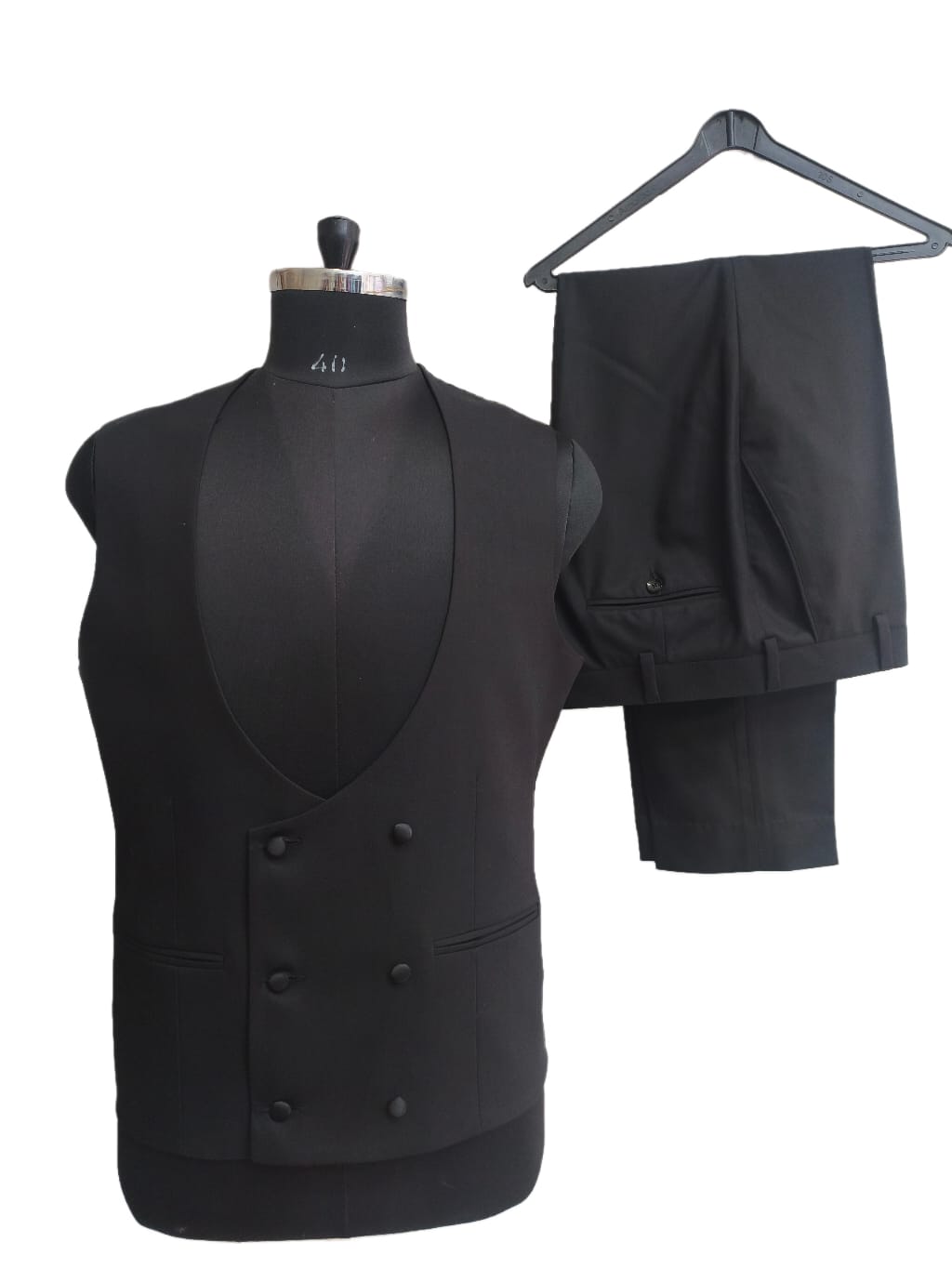Men Black 3 Piece Suits, Designer Wedding, Dinner Party Wear Suits