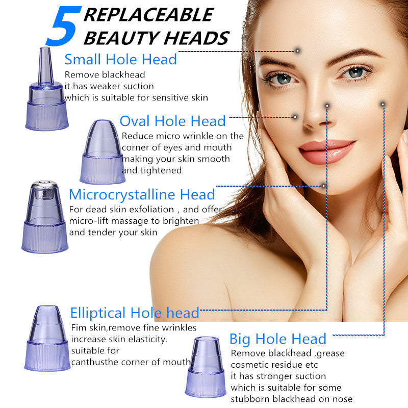 Blackhead Remover Instrument Black Dot Remover Acne Vacuum Suction. - TrendsfashionIN