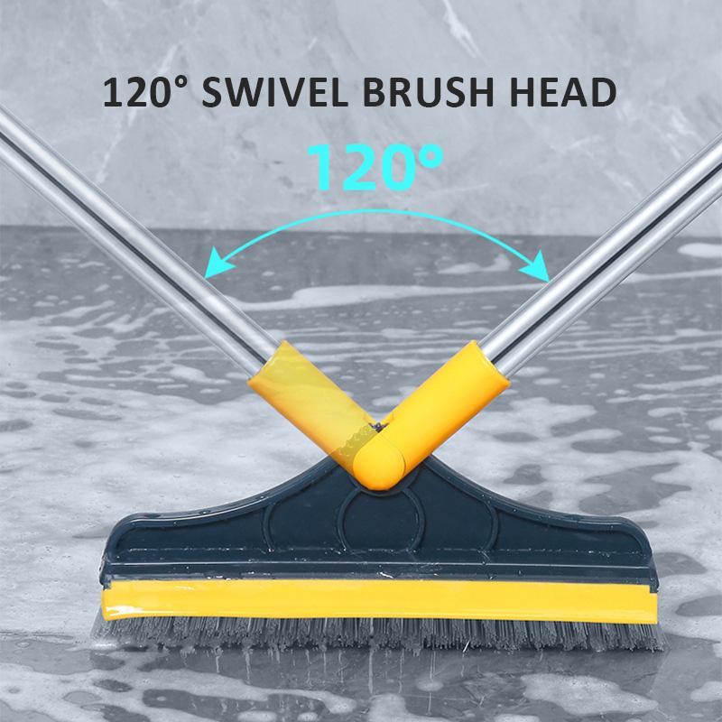 Bathroom Long Handle Tile Brush Floor Gap Wiper No Dead Corner Hard Bristle