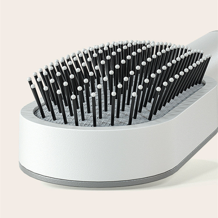 Self Cleaning Hair Brush For Women Comb Anti-Static Hairbrush - TrendsfashionIN