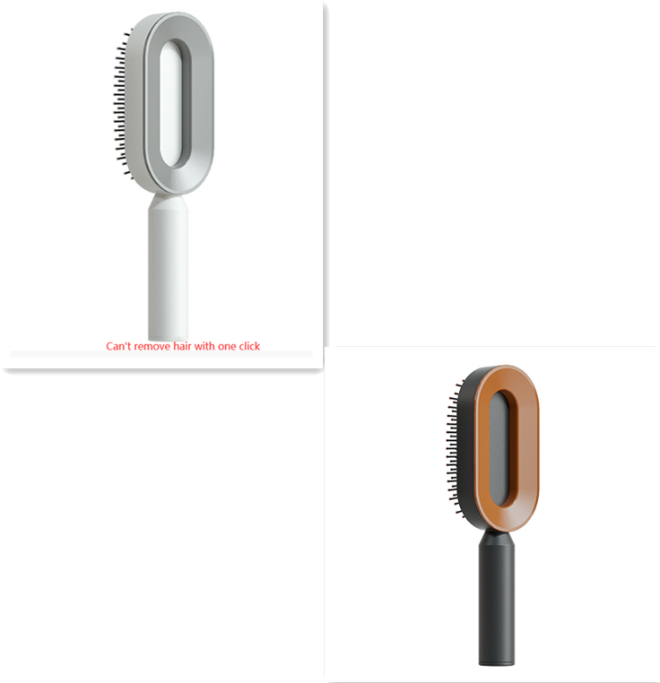 Self Cleaning Hair Brush For Women Comb Anti-Static Hairbrush - TrendsfashionIN