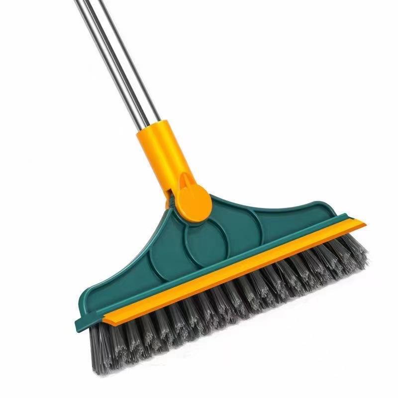 Bathroom Long Handle Tile Brush Floor Gap Wiper No Dead Corner Hard Bristle