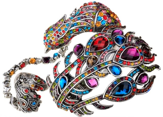 Peacock Bangle Bracelet Women Jewelry - TrendsfashionIN