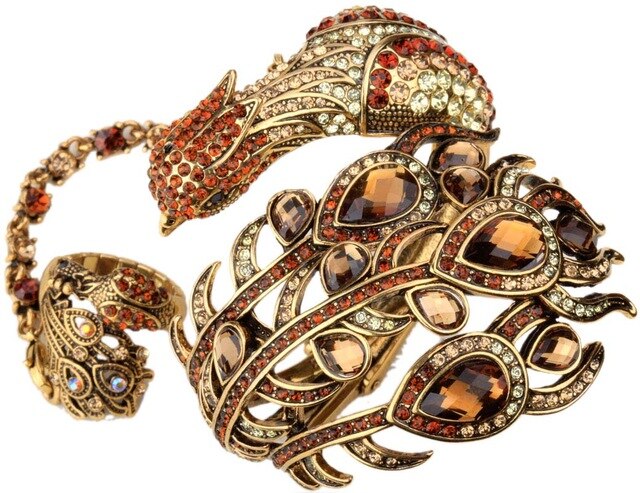 Peacock Bangle Bracelet Women Jewelry - TrendsfashionIN