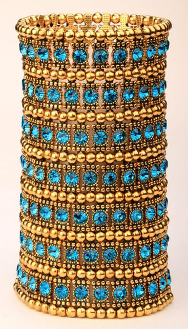 Multilayer stretch cuff bracelet women - TrendsfashionIN