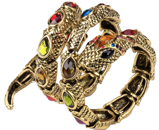 Stretch Snake Bracelet Arm Cuff Women - TrendsfashionIN