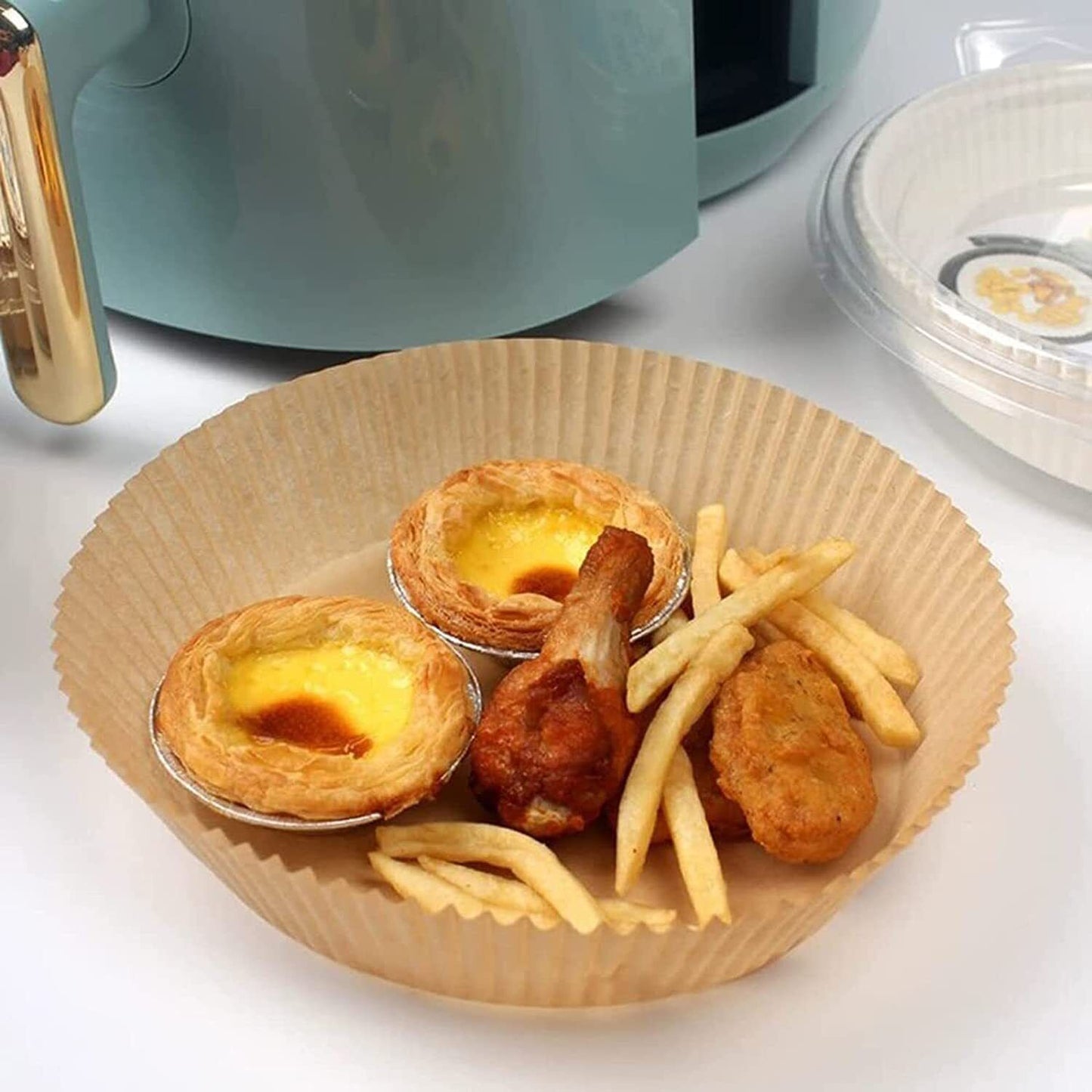 Air Fryer 200PCS Disposable Paper Liner Non-stick