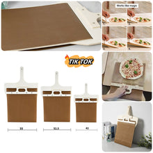 Load image into Gallery viewer, 3 Sizes Sliding Pizza Peel Shovel Storage Board Pala Pizza Scorrevole Wooden Handle Transfer Pizza Kitchen Gadgets
