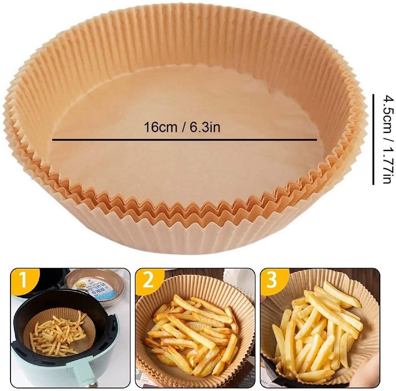 Air Fryer 200PCS Disposable Paper Liner Non-stick