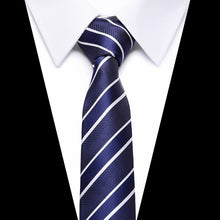 Load image into Gallery viewer, Men&#39;s Accessories Striped  Plaid Pattern Business Silk Tie Necktie
