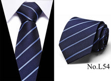Load image into Gallery viewer, Men&#39;s Accessories Striped  Plaid Pattern Business Silk Tie Necktie
