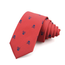 Load image into Gallery viewer, Skull Ties For Men Classic Polyester Neckties Fashion Men Tie
