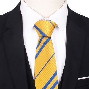 Skinny Neck Ties For Men Women Casual Striped Necktie