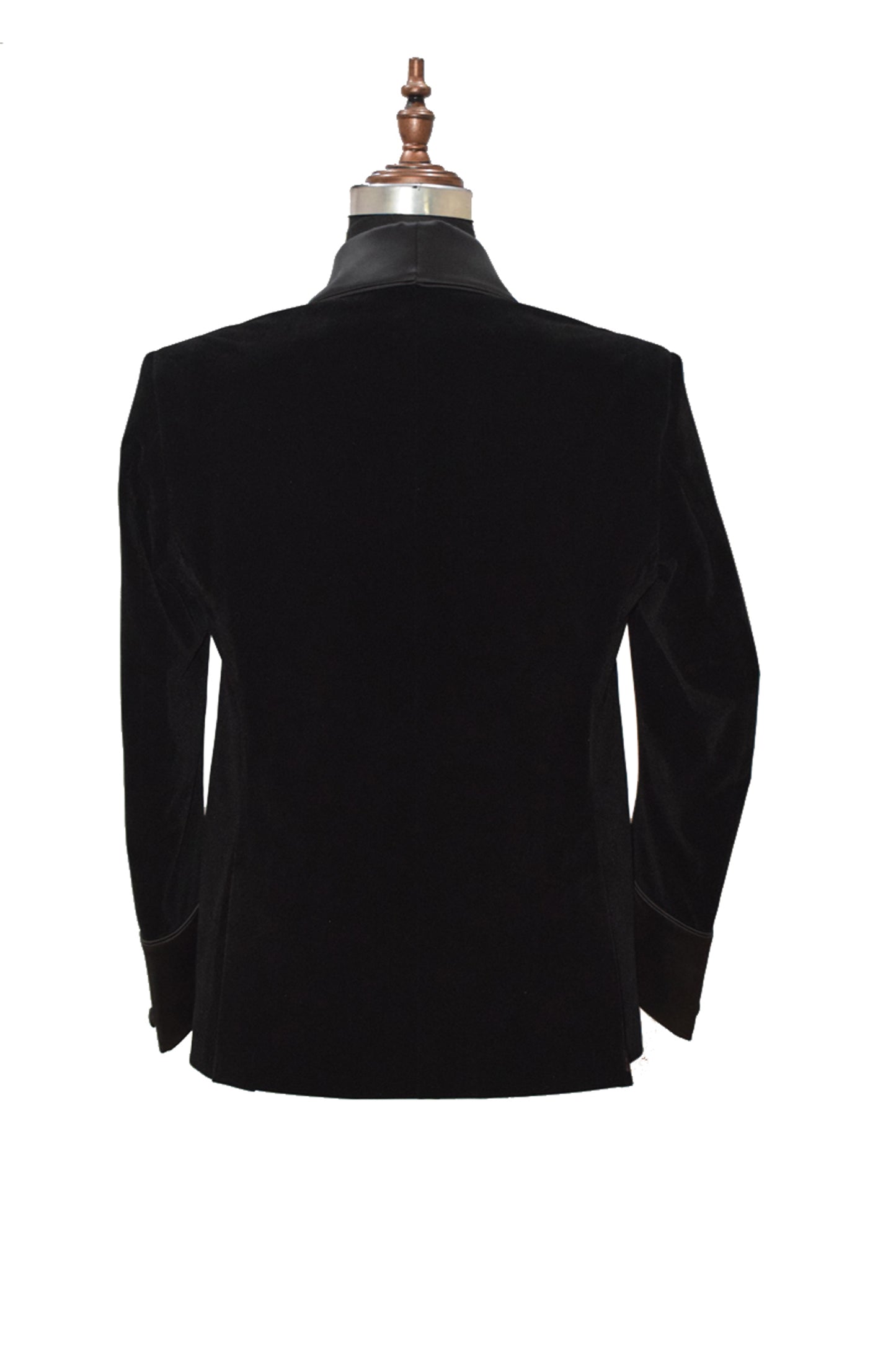 Men Black Smoking Jacket Dinner Party Wear Blazer - TrendsfashionIN