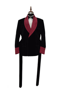Men Black Smoking Jackets Dinner Party Wear Coat - TrendsfashionIN