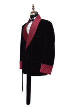 Load image into Gallery viewer, Men Black Smoking Jackets Dinner Party Wear Coat - TrendsfashionIN

