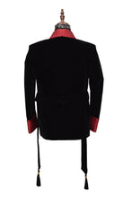 Load image into Gallery viewer, Men Black Smoking Jacket Designer Party Wear Coats
