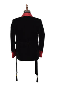 Men Black Smoking Jacket Designer Party Wear Coats
