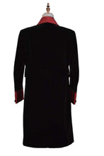 Load image into Gallery viewer, Men Black Smoking Jacket Dinner Party Wear Long Coat - TrendsfashionIN
