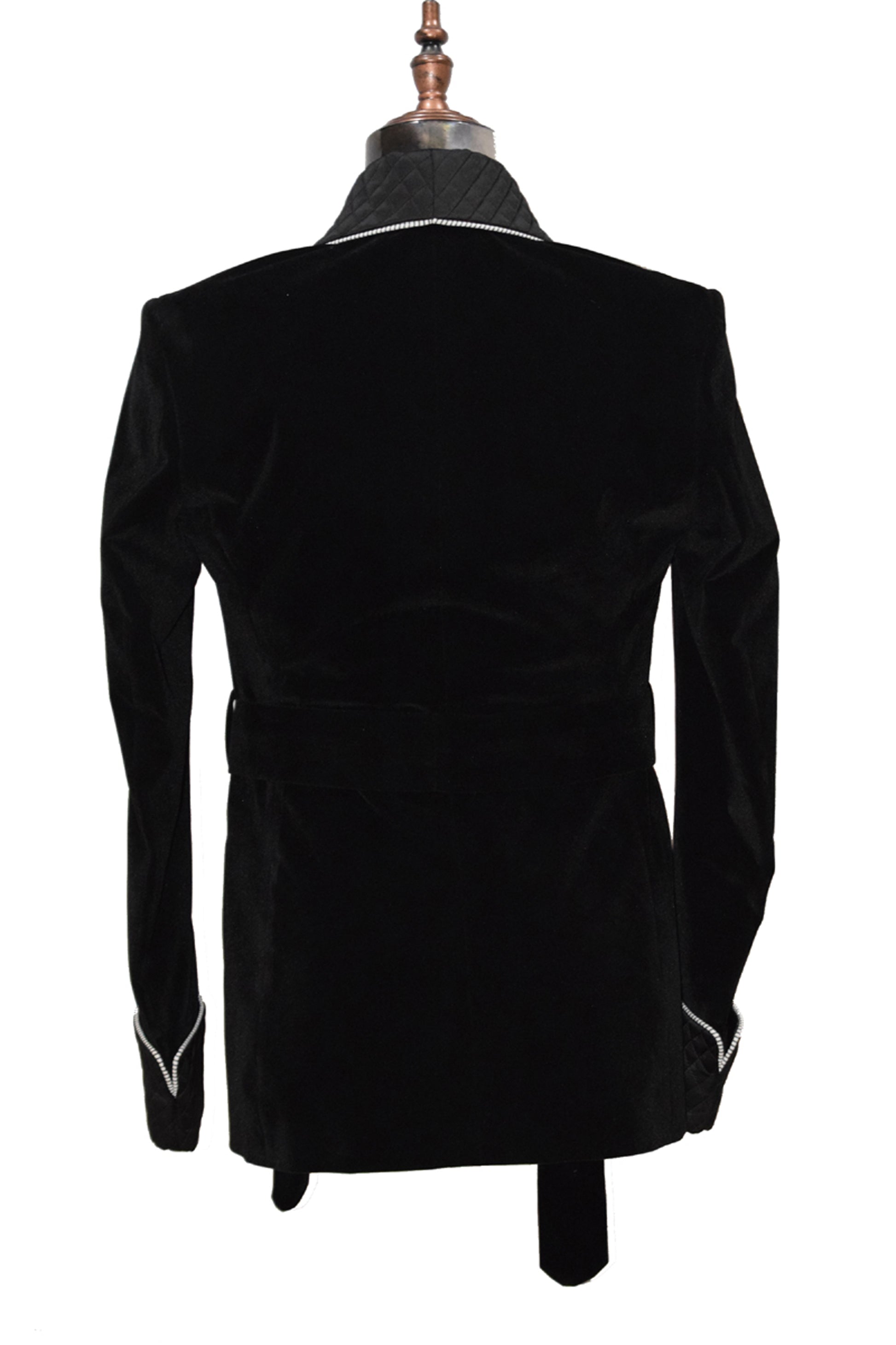 Men Black Smoking Jackets Dinner Party Wear Coat - TrendsfashionIN