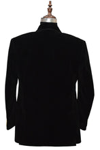 Load image into Gallery viewer, Men Black Smoking Jacket Dinner Party Wear Coat - TrendsfashionIN
