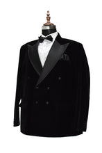 Load image into Gallery viewer, Men Black Smoking Jacket Dinner Party Wear Coats
