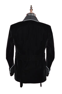 Men Black Smoking Jacket Designer Party Wear Coats