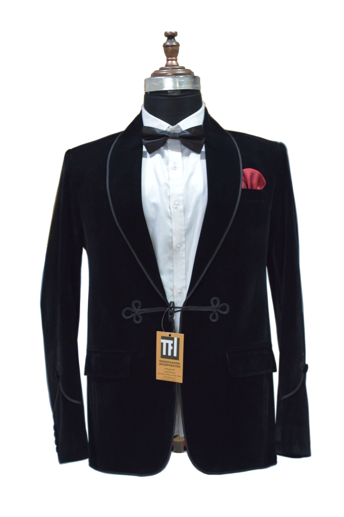 Men Black Smoking Jackets Dinner Party Wear Coats - TrendsfashionIN