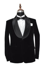 Load image into Gallery viewer, Men Black Smoking Jacket Dinner Party Wear Coats

