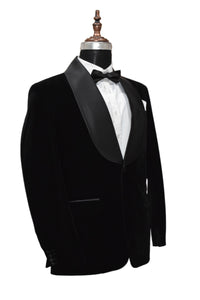 Men Black Smoking Jacket Dinner Party Wear Coats