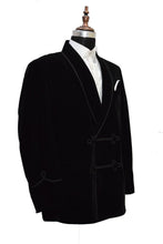 Load image into Gallery viewer, Men Black Smoking Jacket Dinner Party Wear Blazer - TrendsfashionIN
