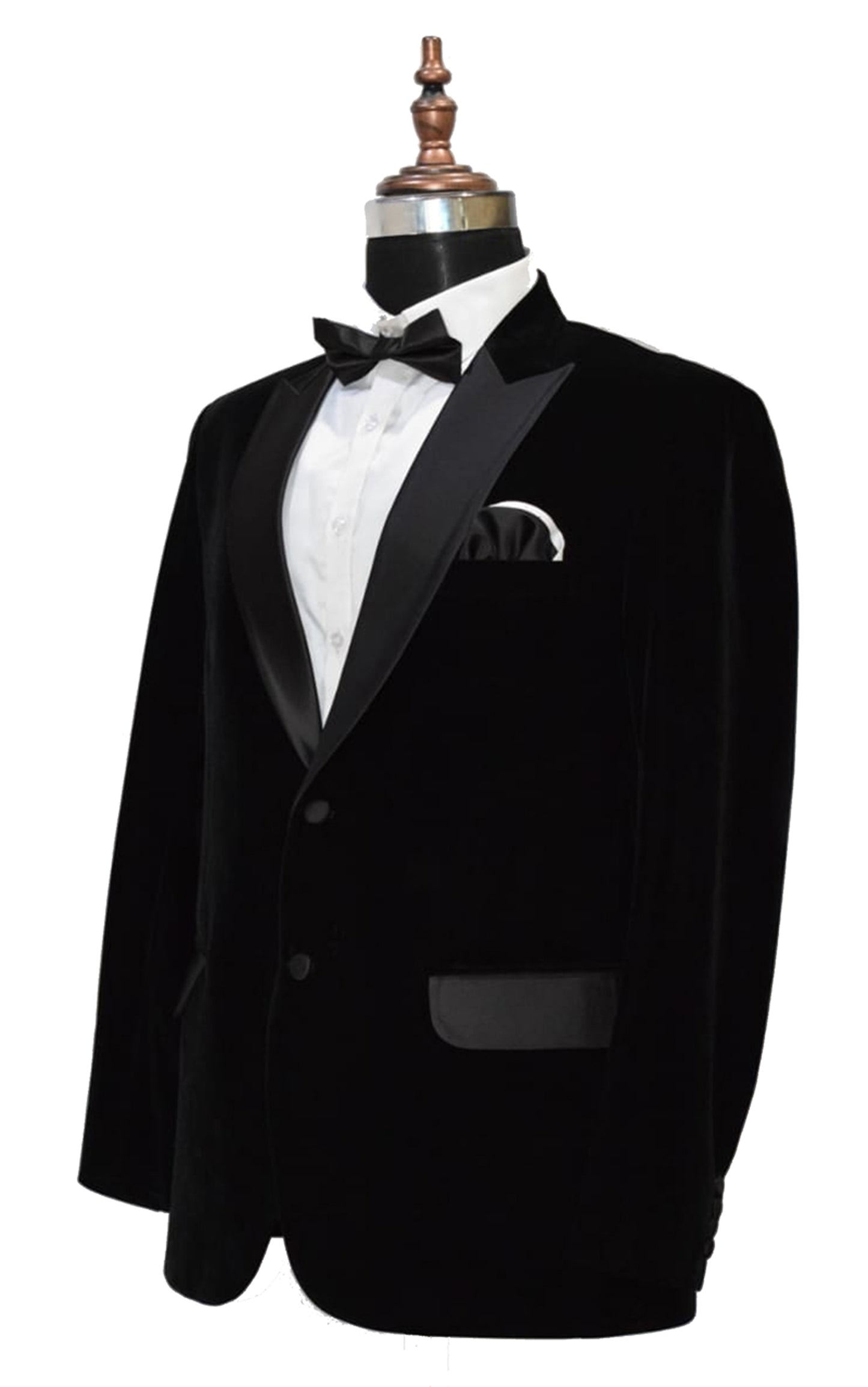 Men Black Smoking Jacket Dinner Party Wear Coats - TrendsfashionIN