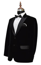 Load image into Gallery viewer, Men Black Smoking Jacket Dinner Party Wear Coats - TrendsfashionIN
