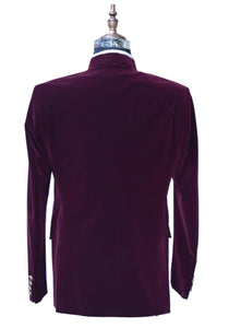 Man Burgundy Jodhpuri Jacket Dinner Party Wear Coat