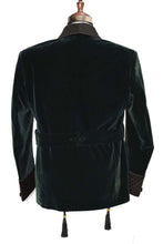 Load image into Gallery viewer, Men Green Smoking Jackets Dinner Party Wear Coats - TrendsfashionIN
