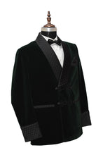 Load image into Gallery viewer, Men Green Smoking Jacket Party Wear Wedding Blazer - TrendsfashionIN
